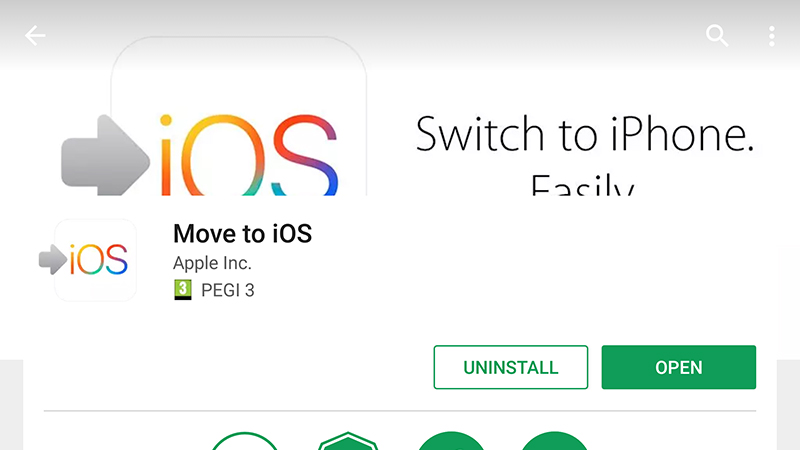 Move to iOS has its merits... if you can get it to work. (Image: Screenshot)